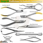 Ligature Wire Dental Pliers Distal Cutter Height Gauge Bracket Placing Tweezers. Fixed Price $8.49.