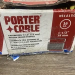 Porter Cable MS16150 7/16 X 1-1/2 Galvanized Medium Crown Staples 10K See Note. Fixed Price $64.99.