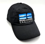 Brown Campbell Hat Black Adjustable Cap. Fixed Price $19.95.