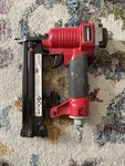 Husky 34575-75 18 Gauge Pneumatic Brad Stapler Red Black For Upholstery. Fixed Price $20.00.