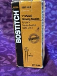 Bostitch 1 In. Staples Box Of 5000 Hardwood Flooring. Fixed Price $16.00.