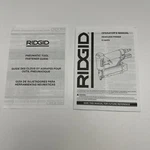 Ridgid R138HPA Headless Pinner *instruction Manual Only*. Fixed Price $10.00.