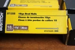 Bostitch BT1335B 18 Ga. 1-3/8" Straight Finish Brads, Qty. 30,000. Fixed Price $99.95.