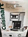 Cuisinart Brew Central Plus 14-CUP Programmable Coffee Maker. Fixed Price $50.00.