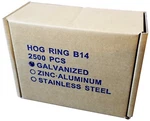 2,500 Galvanized Sharp 9/16 Hog Rings For Stanley Ringer Gun. Fixed Price $34.99.
