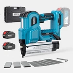 Seesii Cordless Finish Nailer Pneumatic Brad Staple Gun Electric. Fixed Price $139.00.