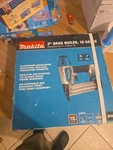 Makita 18 Gauge 2 In Pneumatic Brad Nailer With Hard Case Model AF506. Fixed Price $67.00.