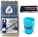 Staedtler Mars Lumograph Set 12 Premium Graphite Ding. Fixed Price $25.97.