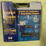 Kingcraft 6962-08 18 Gauge Combination 2" Brad Nailer/stapler. Fixed Price $43.00.