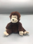 Ganz Webkinz Brown Fuzzy Monkey 7" Plush Stuffed Animal HM008 BW162G - No Code. Fixed Price $15.00.