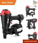 Roofing Nailer 11 Gauge Pneumatic Aluminum Steel 3/4-1 3/4-INCH Nails. Fixed Price $160.98.