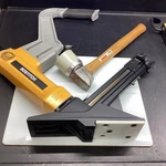 Bostitch Pneumatic 2IN1 Nailer And Mallet BTFP12569 1/2, 5/8 3/4 In. Plates. Fixed Price $156.50.