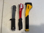 Lot Of 3 Hammer Tackers Dewalt & Arrow HT50 Heavy Duty Staple Guns Tools Bundle. Fixed Price $54.99.