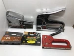 Lot 3 Guns Arrow T25, P-22, JT-21M Stapler. Fixed Price $25.46.