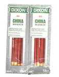 72 Red Dixon China Marker 00079 Grease Pencil Easy Peel Off Wrapper No Sharpen. Fixed Price $30.99.
