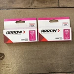 Arrow 186 Genuine T18 Staples 3/8" Leg Length 3/16" Crown Size Lot Of (2,000). Fixed Price $12.99.