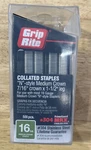 Grip-rite 7/16X1-1/2 Ss Staple MAXB64891 764666648913 400PCS. Fixed Price $24.00.