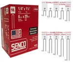 Senco L14BAB Wire STAPLE,1-1/8" LENGTH,1/4" Narrow CROWN,18 Gauge,box Of 5000PCS. Fixed Price $48.98.