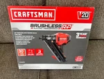 Craftsman V20 Brushless Cordless Framing Nailer (tool Only) (CMCN630PTB). Fixed Price $319.95.