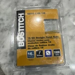 New Stanley Bostitch 2" 16GA SB16-2.00-1M Straight Finish Nails Bright 1000 Pc.. Fixed Price $28.00.