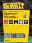 Dewalt DNS18150-2 18GA 1/4 Narrow Crown Staples (g). Fixed Price $13.99.