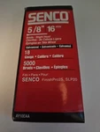 Senco Nail Brad 5/8" 18 Gauge Box 5000 Galvanized. Fixed Price $15.95.
