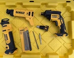 Dewalt 20V Max Brushless Combo Kit 3 Tools DCS551 DCF6201. Fixed Price $470.00.