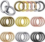 18 Pcs Spring Rings Alloy Round Clips Circle Trigger 35MM Snap. Fixed Price $16.33.