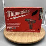 Milwaukee 2407-22 M12 Compact 3/8" Drill/driver Kit New In Box Batteries. Fixed Price $100.00.