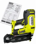 Ryobi P326 One+ Hp 18V Brushless 16-GAUGE Straight Finish Nailer Cordless Demo. Fixed Price $182.99.