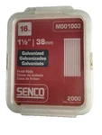 New Pack Of 2000 Senco M001003 Galvanized Finish Nails 1/2 Inch 16 Gauge. Fixed Price $22.95.