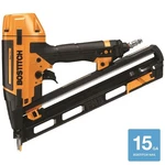 Pneumatic 15 Gauge Angled Finish Nailer Integrated Air Blower Rubber Grip Handle. Fixed Price $313.49.