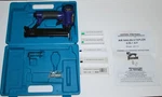 Central Pneumatic Air Nailer Stapler #40115 2-1 Kit W/ Case, Staples, Brad Nails. Fixed Price $36.98.