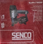 Senco 8V0001N Roofpro 445XP 1-3/4" 15-DEGREE Angle Wire Pneumatic Coil Nailer. Fixed Price $265.61.