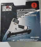 Iron Horse 2-1/2" 34* Angle Finish Nailer Open Box. Fixed Price $39.99.