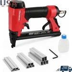 20GA Pneumatic Stapler Air Powered W/ Ergonomic Grip Safety Design Carpentry New. Fixed Price $60.10.
