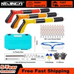 Portable Steel Brick Concrete Nailer Gun Cordless Wall Fastening Tool *100 Nails. Fixed Price $20.58.