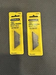 Vintage Stanley Heavy Duty Utility Blades, Pack X 5, Part 11-921 New 1990 Nos. Fixed Price $12.99.