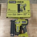 Ryobi P321 18V 18-GAUGE Cordless Airstrike Brad Nailer (tool Only). Fixed Price $94.99.