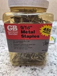 Gardner Bender Gb 9/16" Metal Staples Pcs For Nm Uf Bx Cables MS-450. Fixed Price $9.84.
