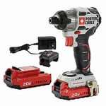 Porter-cable PCCK647LB 20V Max 1/4" Impact Driver Kit W/2 Batteries (1.5 Ah) New. Fixed Price $155.37.