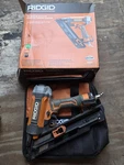 Ridgid R250AFF 15-GAUGE Angled Finishing Nail Gun. Fixed Price $56.99.