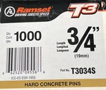 Itw Ramset Red Head T3034S 3/4" Concrete Pins With Fuel Cell Hard. Fixed Price $149.99.