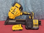 Dewalt DCN650 15GA Finish Nailer W/ 20V 2AH Battery And Charger. Fixed Price $225.00.