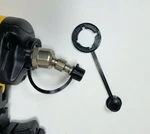 Dust Cover Cap Swivel 1/4 Npt - For Air Grinder Nailer Stapler 3 Pack. Fixed Price $7.85.