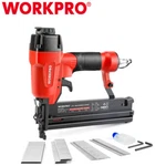 Workpro Pneumatic Brad Nailer 18 Ga 2 In Gun Crown Stapler 300PCS Staples. Fixed Price $45.99.