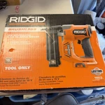Ridgid 18V Gauge 4AH Brushless Brad Nailer - Orange (R09891)TOOLS Only. Fixed Price $114.99.
