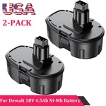 2PACK 4.5AH Replace Battery For Dewalt 18VOLT Xrp DC9096 DC9098 Ni-mh DC9099. Fixed Price $46.99.