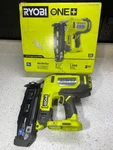 Ryobi P326 One 18V Cordless Airstrike 16GA Straight Finish Nailer Tool Only. Fixed Price $95.00.