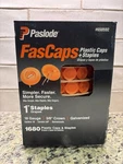 New Paslode 650592 Fascaps Plastic & 18 Gauge 1" Leg X 3/8" Crown Staples. Fixed Price $59.99.